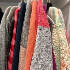 Bundle of fall cardigans and light sweaters X 16